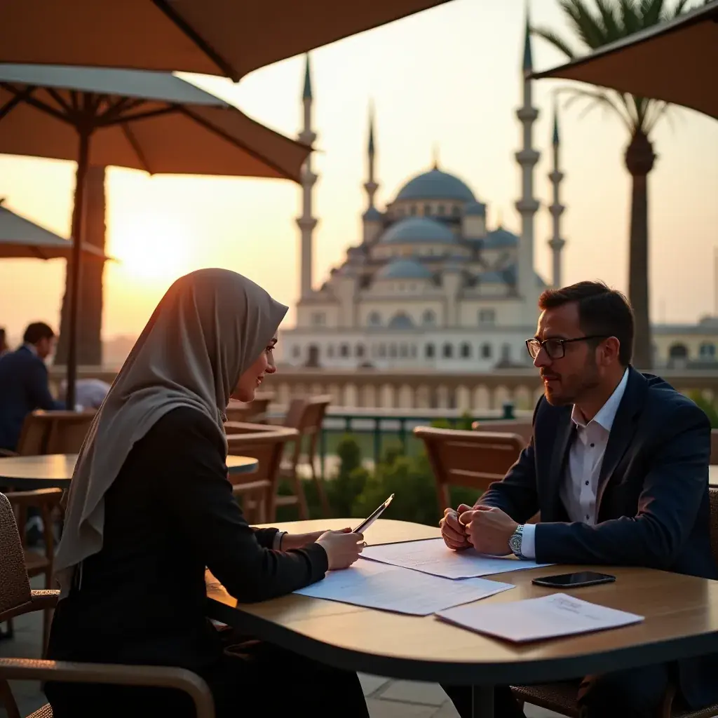 Professional team collaboration